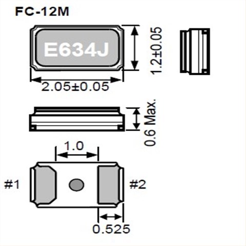 愛普生晶振FC-12M,X1A000061000300音叉晶體