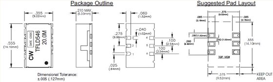 tx101 9-14 TCXO