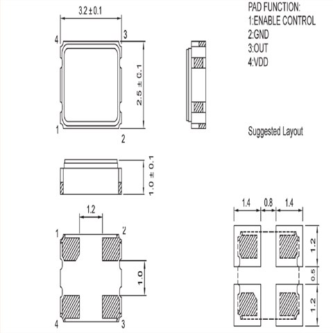 TXC晶振,32.768K有源晶振,AUZ晶振,AUZ-32.768KBE-T晶振