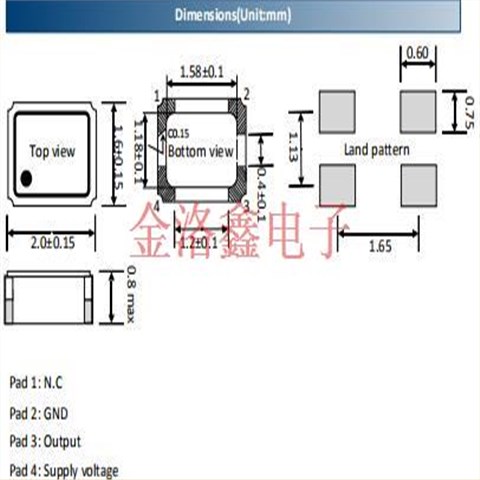 艾西迪高品質(zhì)晶振,TX20SE溫度補償晶體振蕩器,TX20SE1600ROKBXHL-PF[16MHz]晶振