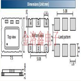 TDLV75差分晶振,ACT有源振蕩器,TLV752000MBXNKXXHL-PF[20MHz]晶振