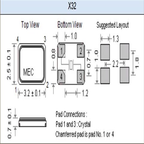 MERCURY晶振|X32-24.000-20-20/20I/30R|3225mm|6G網(wǎng)絡(luò)終端晶振