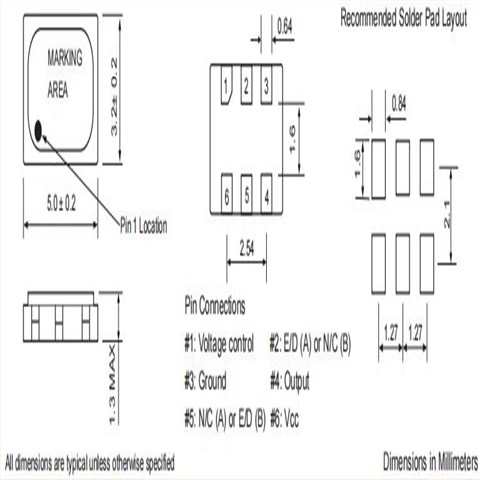 Fortiming晶振,VC53A-44M736-BBB1,VCXO晶振,6G無線通信晶振