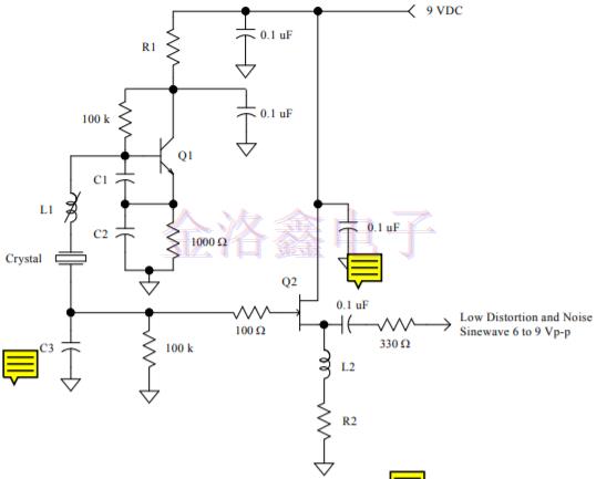 Wenzel低失真晶體振蕩器電路圖介紹