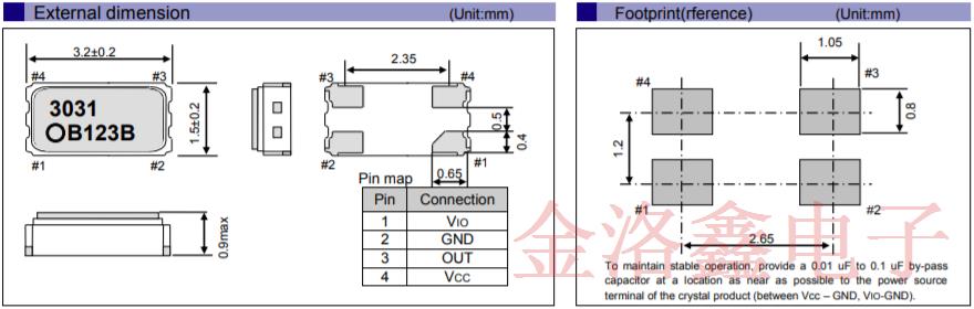 X1B000391000116愛普生最新低功耗振蕩器資訊附送編碼名單