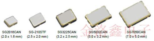 CAN系列愛普生振蕩器具有超低電流消耗的5種尺寸封裝