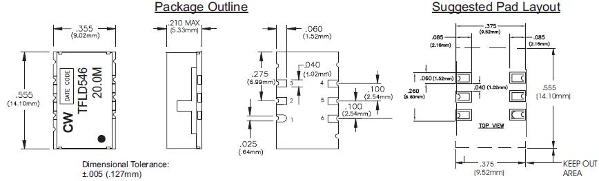 tx101 9-14 TCXO