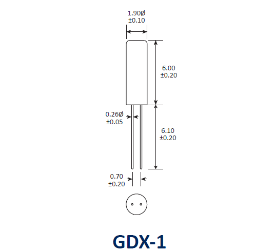 32.768KHZ進(jìn)口諧振器,6019圓柱音叉表晶,GDX-1晶振