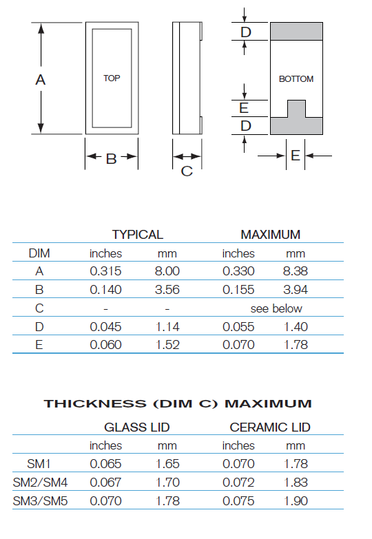 進口SMD表面封裝晶振,大體積8.00*3.56mm諧振器,CX1HGSMAT晶振