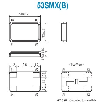 SMI晶振,53SMX(B)晶振,53M120-14(B)晶振