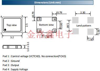 ACT有源晶振,TX32CC溫補晶體振蕩器,TX32CC1200MBXEXSL-PF[12MHz]晶振