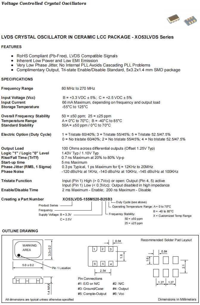 XO53LVDS-1