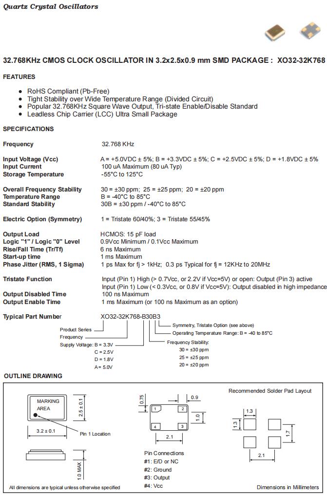 XO32-32.768K-2